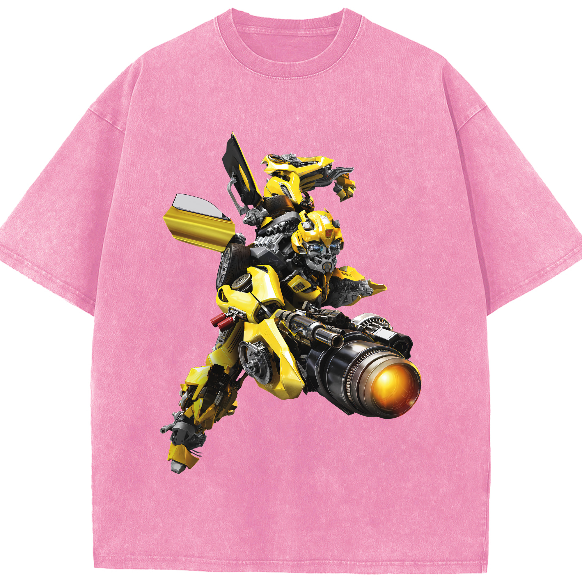 （画像用） Transformers トランスフォーマー 綿100% ヴィンテージ風 半袖Tシャツ（フロントプリント）
